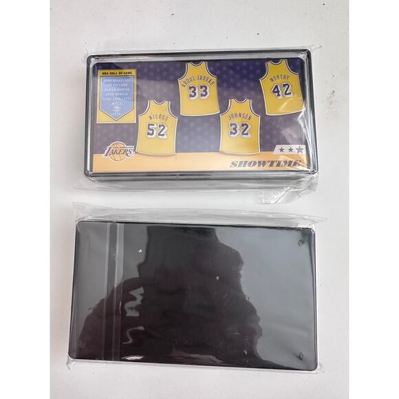Los Angeles Lakers Showtime Retired Jerseys Pins Set Johnson Abdul-Jabbar SEALED - Picture 8 of 13